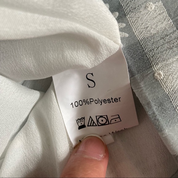 SHEIN Daisy Floral Plaid Tie Front Wrap Skirt - Picture 8 of 8